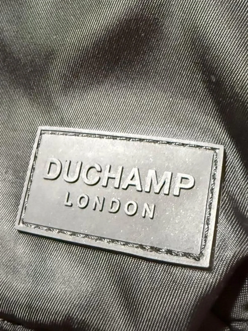 Duchamp Black Sling Belt Bag with Padded Strap